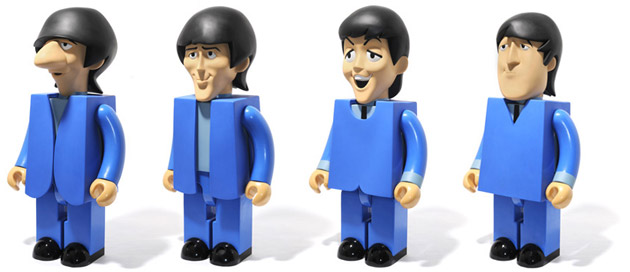 Image of Medicom Toy Kubrick 1000% The Beatles “Can’t Buy Me Love” Set
