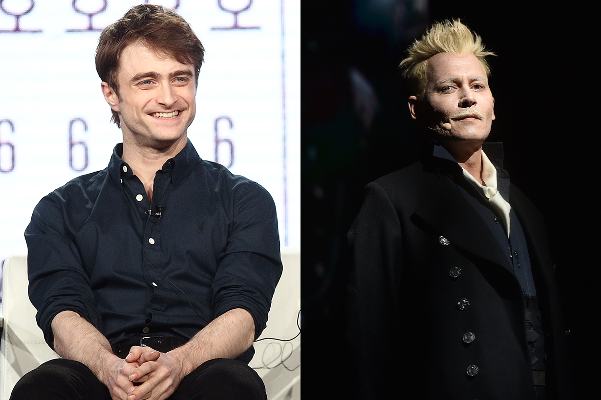Daniel Radcliffe and Johnny Depp