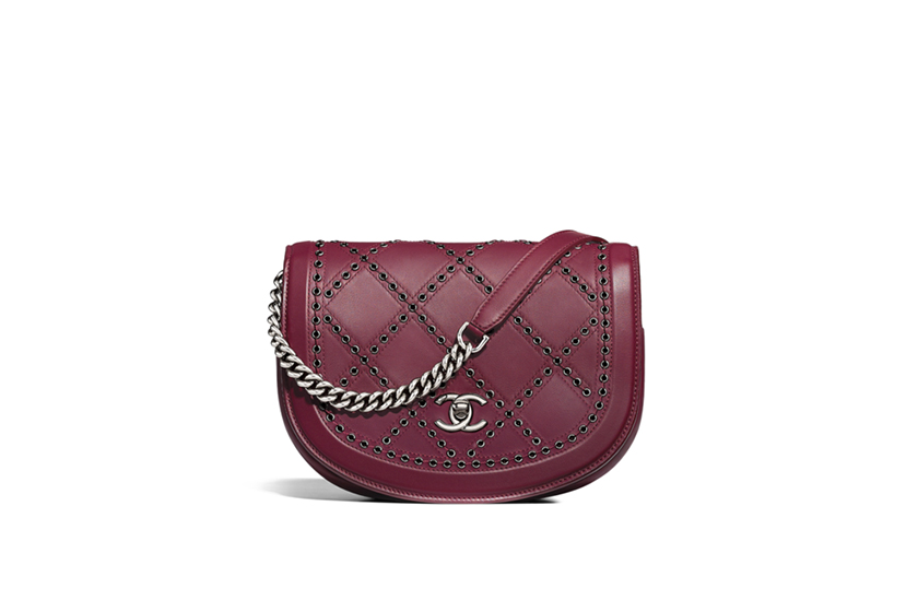 凱特皇妃酒紅色 Chanel 手袋