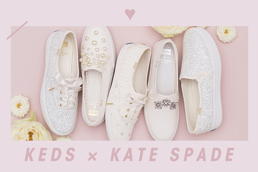 專為新娘而設！有了 Keds × Kate Spade 這個夢幻系列，我願意穿上波鞋出嫁！