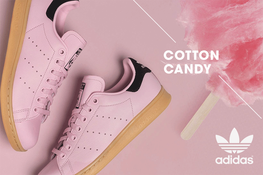 adidas Originals Stan Smith 春季全新配色：甜過兒時記憶的棉花糖！