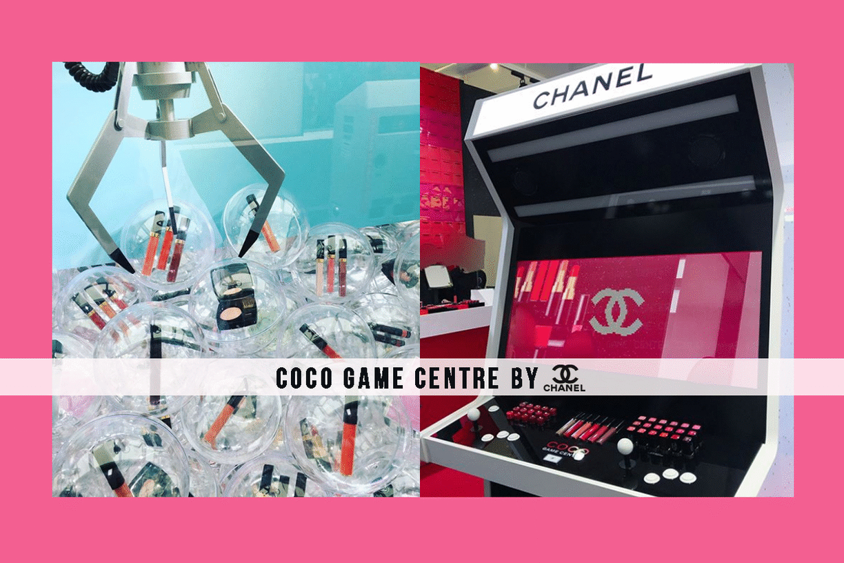 #POPSPOT in Japan  就為了這部 Chanel 彩妝版的夾公仔機  就值得飛一趟日本了