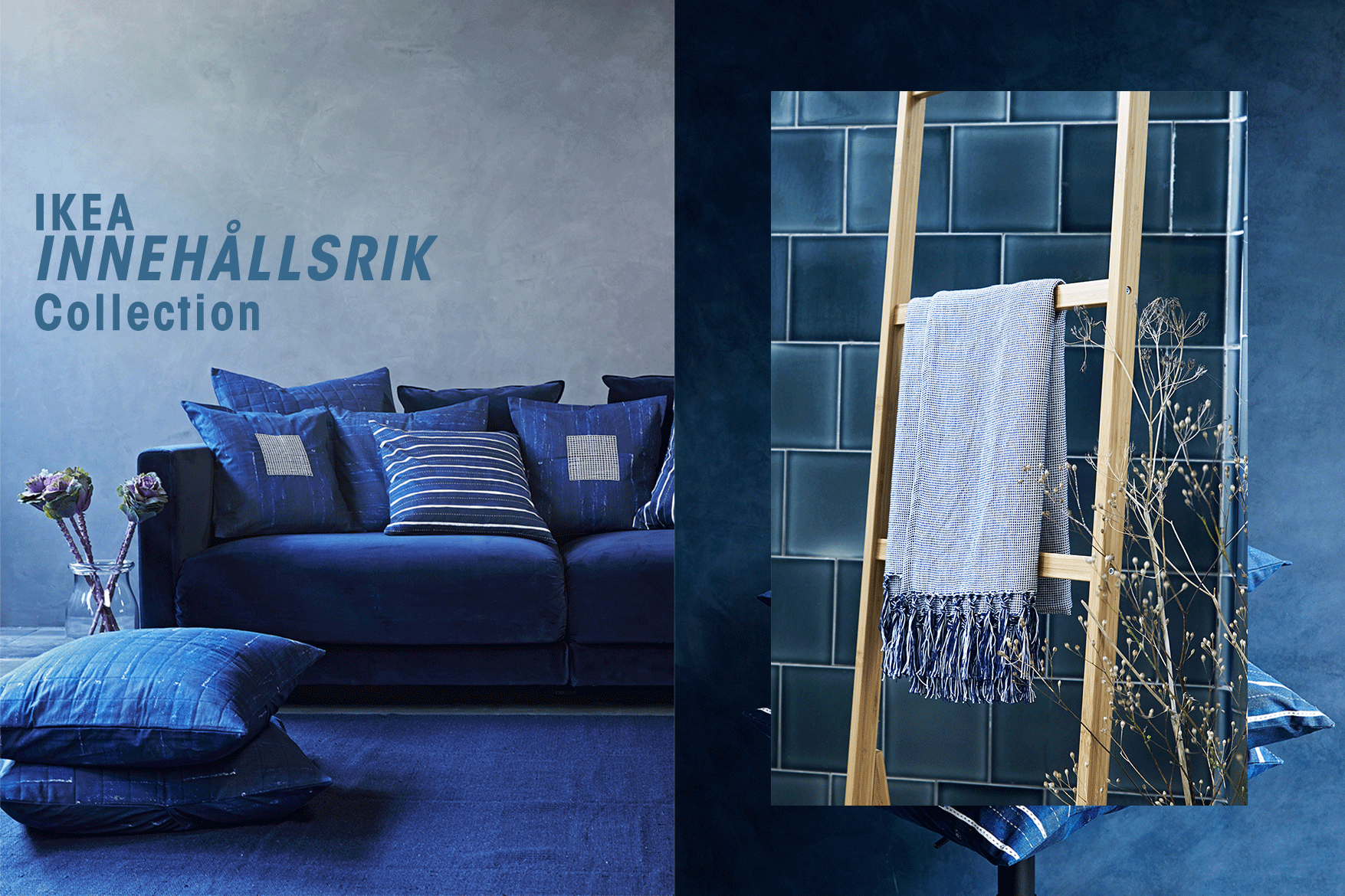 Ikea 全球同步推出 INNEHÅLLSRIK 系列，以藍調印度手工產品支持女權運動！