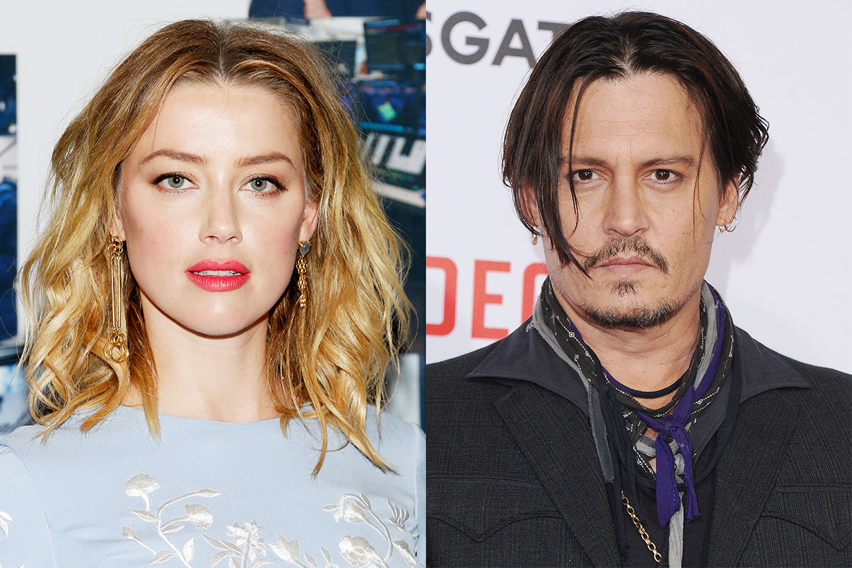 Amber Heard and Johnny Depp *