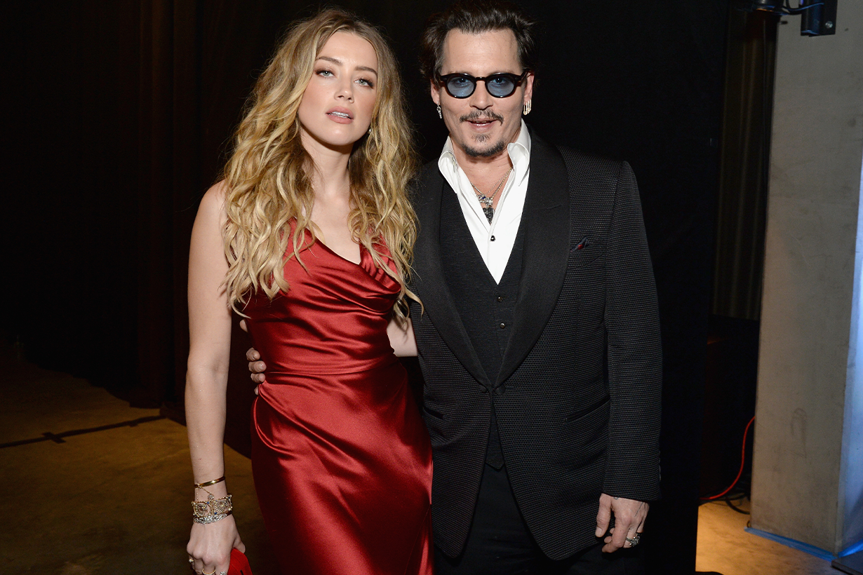 Amber Heard and Johnny Depp 
