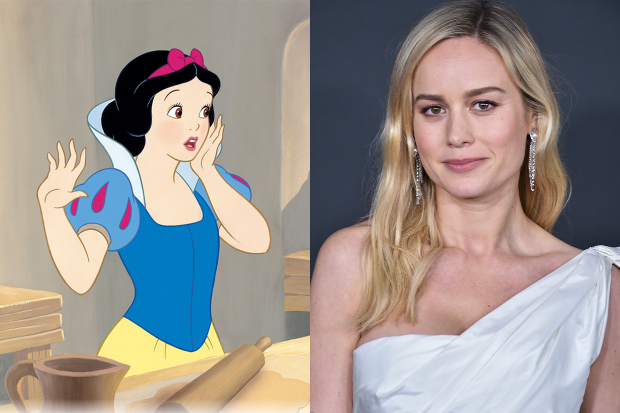 snow white and Brie Larson