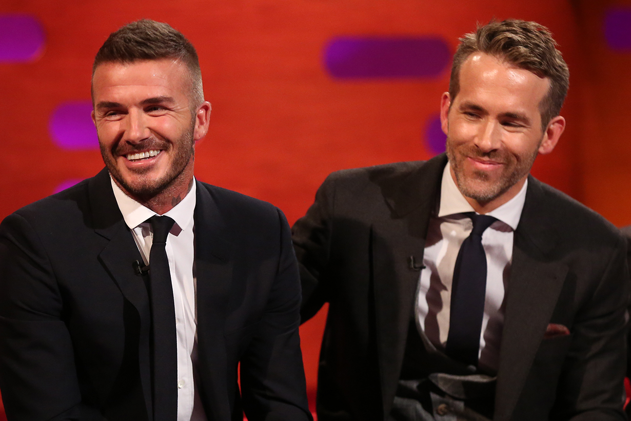 David Beckham and Ryan Reynolds