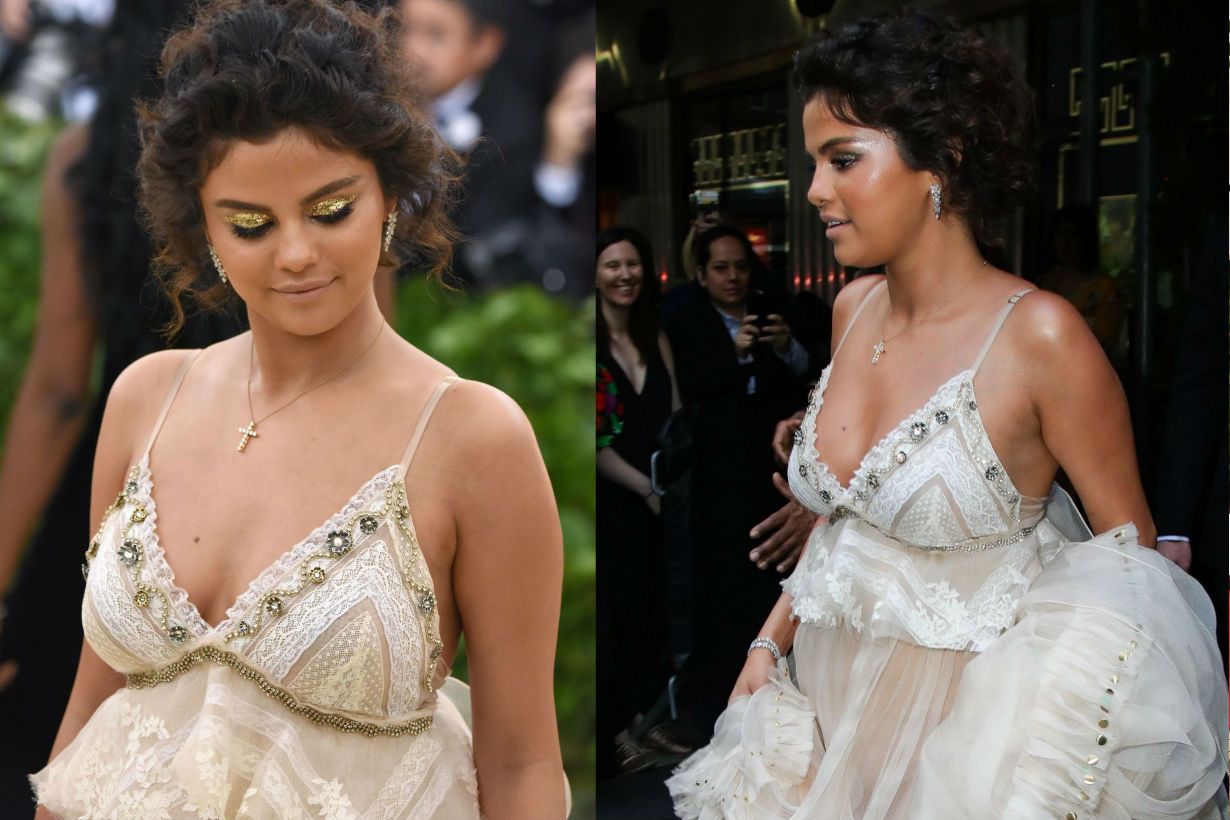 Selena Gomez got so tan in Met gala 2018