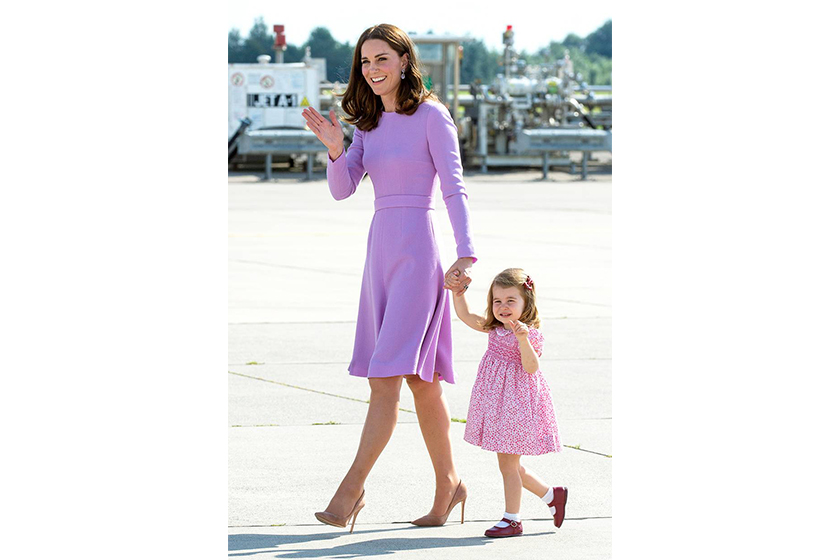 Kate Middleton style Emilia Wickstead dress