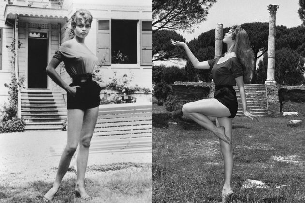 Brigitte Bardot High Waist Shorts