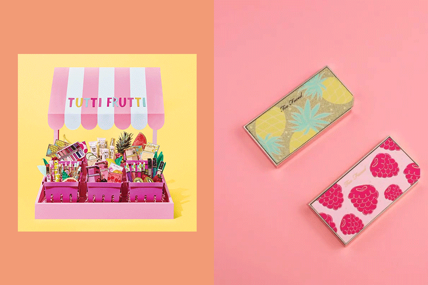 Too Faced 甜美水果！「Tutti Frutti」系列推出 53 款誘人彩妝品，少女心大爆燈！