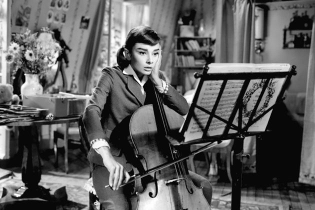 Audrey Hepburn Cello