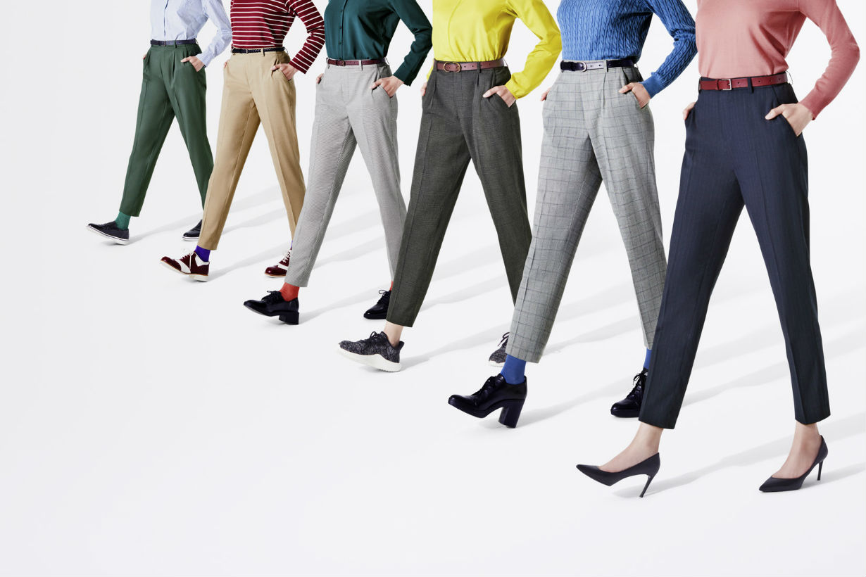Реклама женских брюк