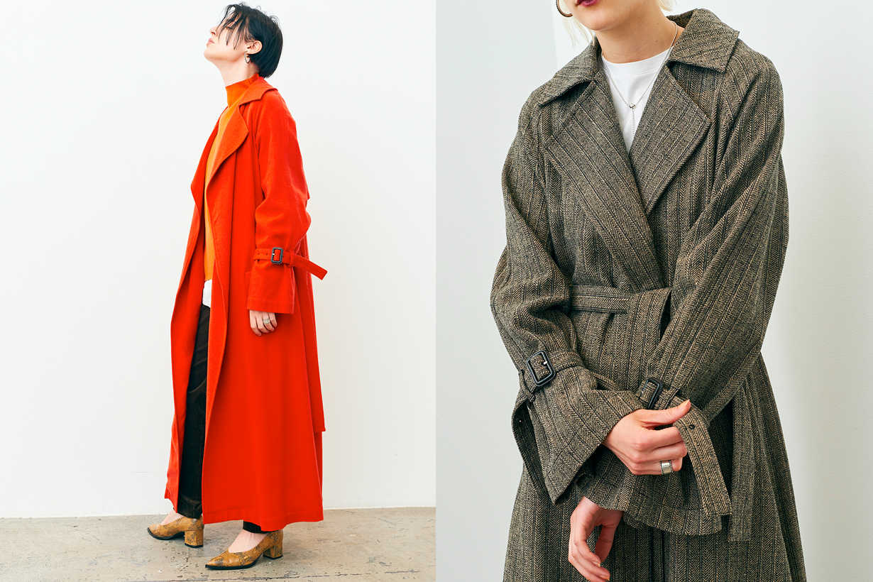 Ena Matsumoto clane 2018 aw trench coat cap shirt pants
