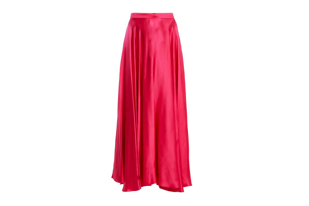 Gucci Silk-Blend Skirt 