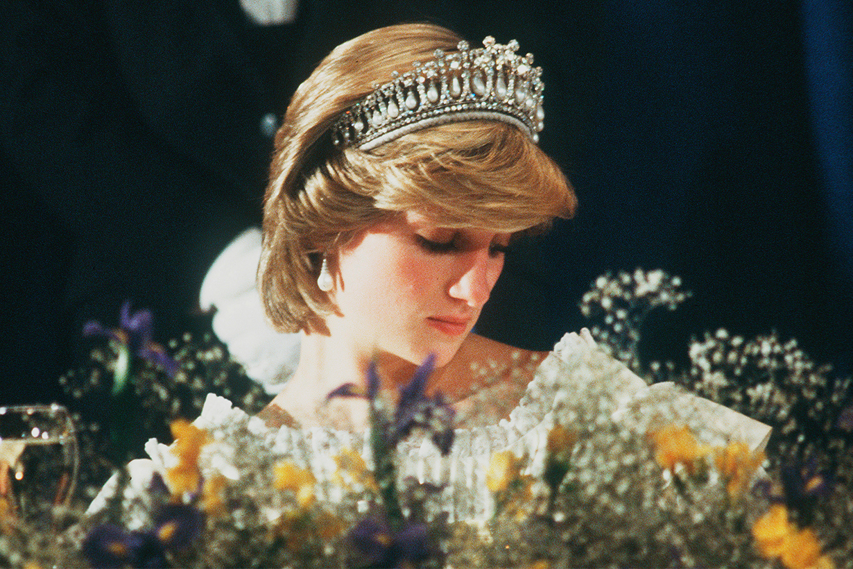 Princess Diana Wearing the Lover’s Knot tiara