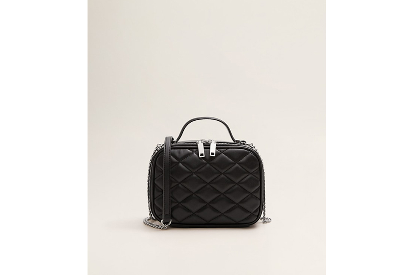Mango Quilted Chain Bag