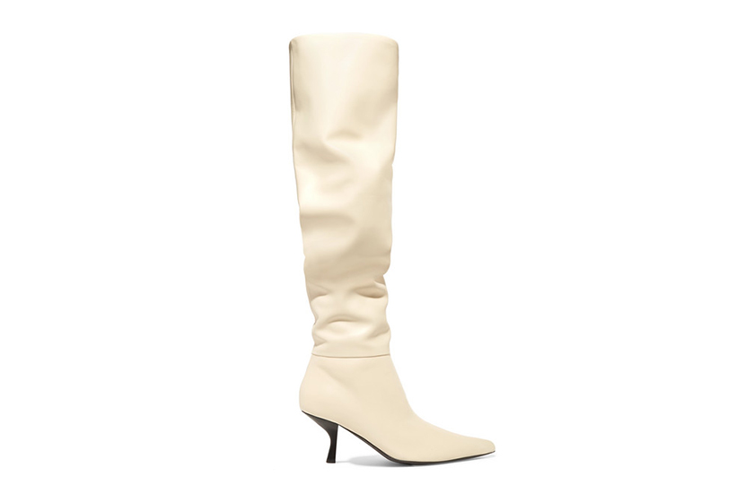 The Row Bourgeoise Leather Knee Boots