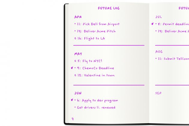 How to Bullet Journal？