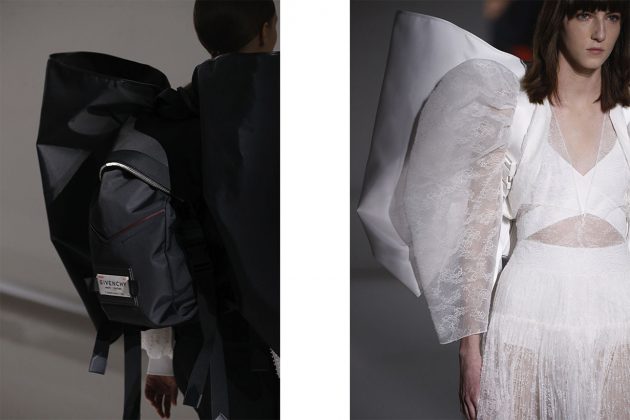 Givenchy SS19 haute couture back pack