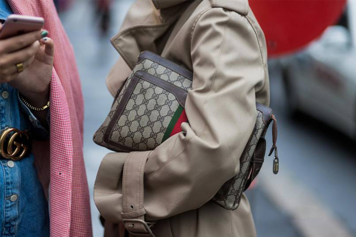 Gucci canvas Handbag