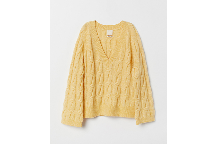 H&M Cable-Knit Wool-Blend Jumper