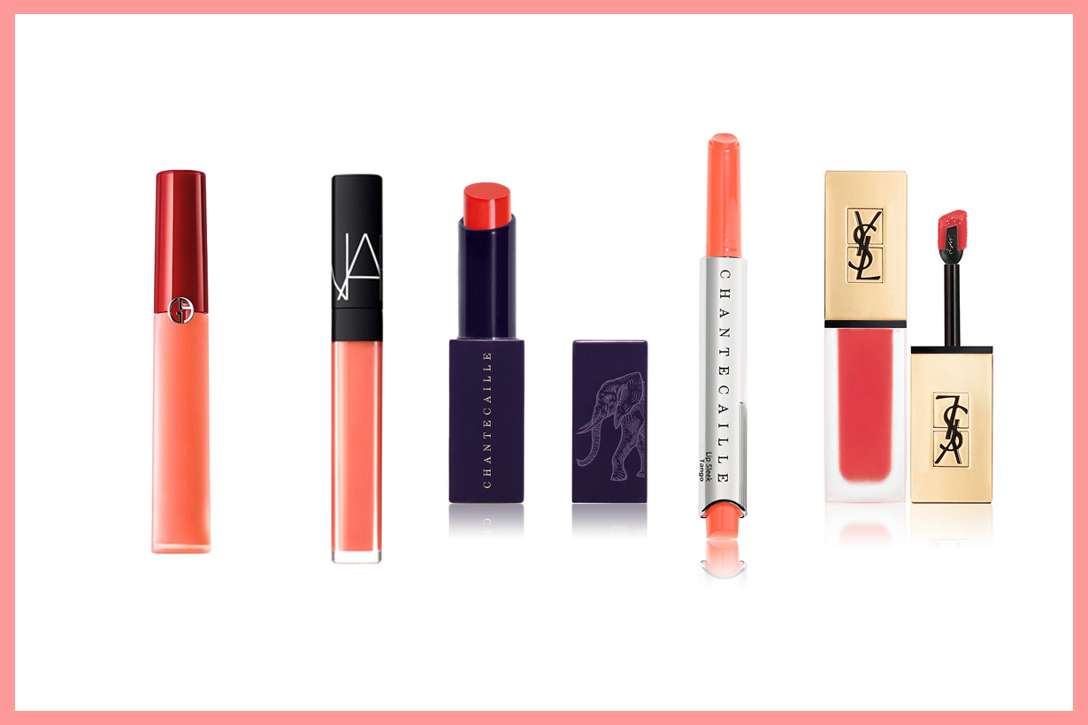  Grapefruit Lipsticks colour Instagram Xiao Hong Shu Lipsticks Korean girls trend Dior Addict Lip Tattoo Loreal 
