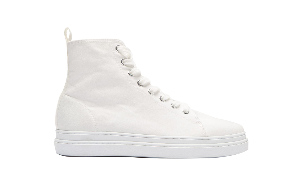 Junya Watanabe Pointed Toe Lace-Up High-Top Trainers