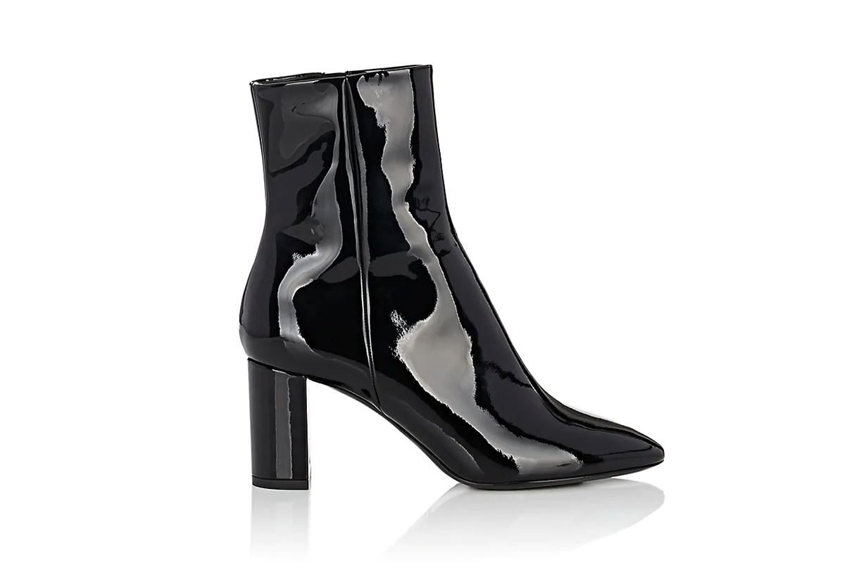 Loulou Patent Leather Ankle Boots