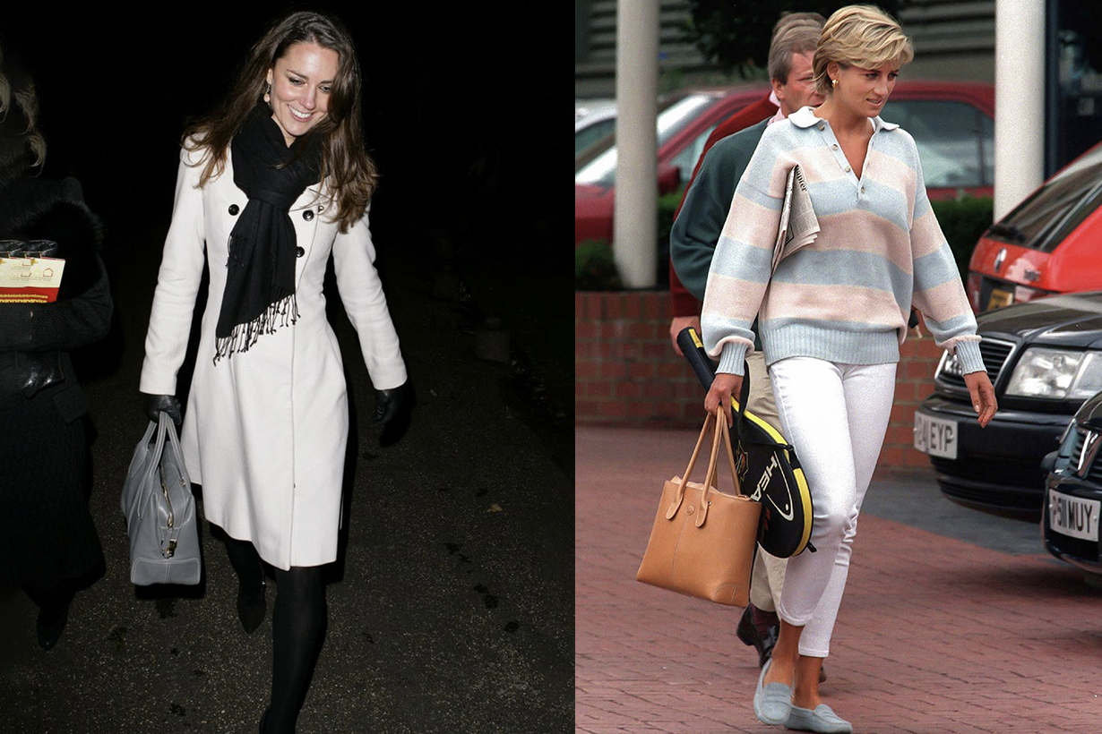 Lady Diana and Kate Middleton favorite handbag Tod's d-bag