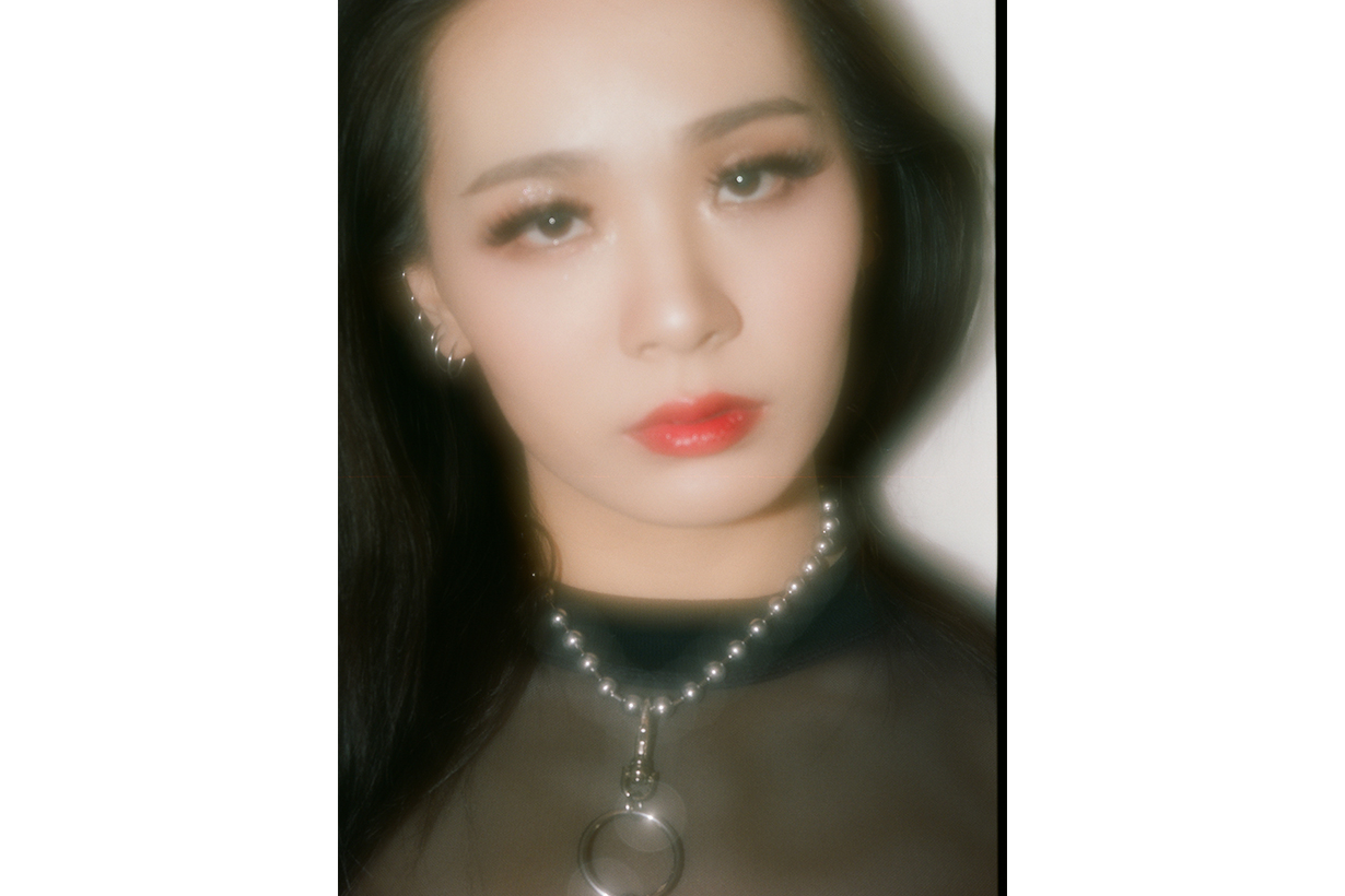 CL sister Harin Lee with Chanel Rouge Coco Flash 2019