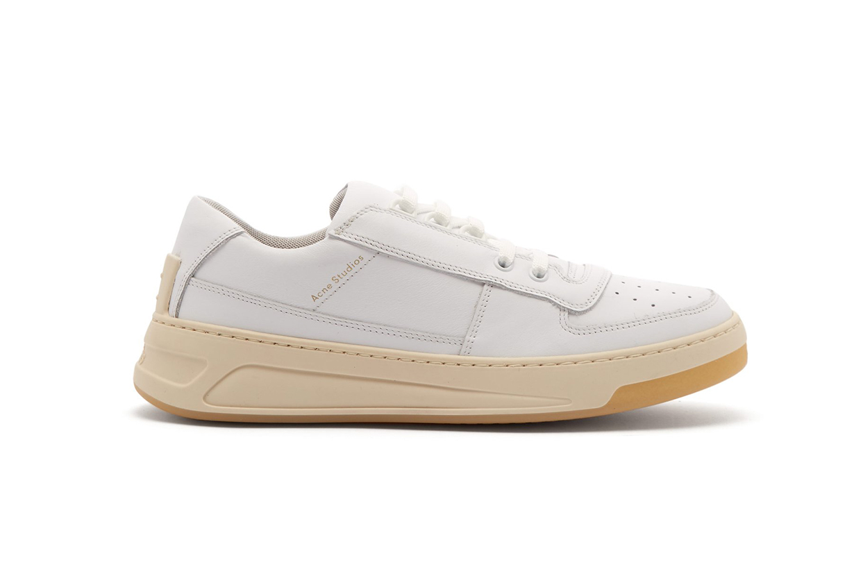 Acne Studios Steffey Low-Top Leather Trainers