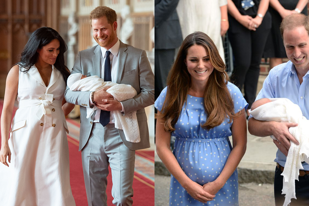 Meghan Markle Kate Middleton Prince William Prince Harry Baby Body Language