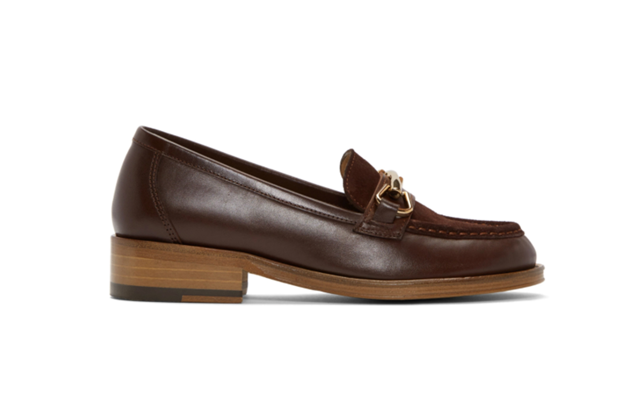 A.P.C. Brown Diana Loafers