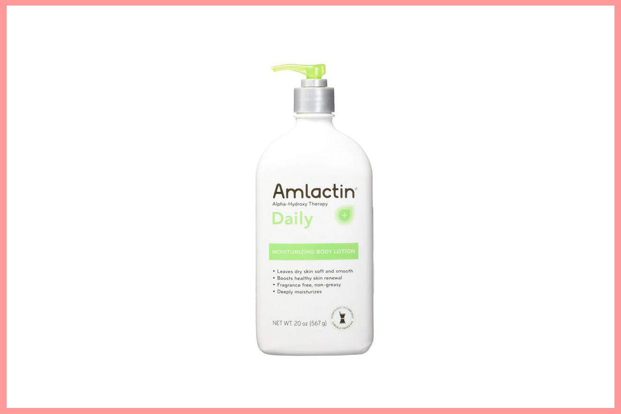 Bacne Back acne pimples breakout blemishes psoriasis eczema Amazon cream moisturiser Amlactin 12% Moisturising Lotion Lactic acid skincare 