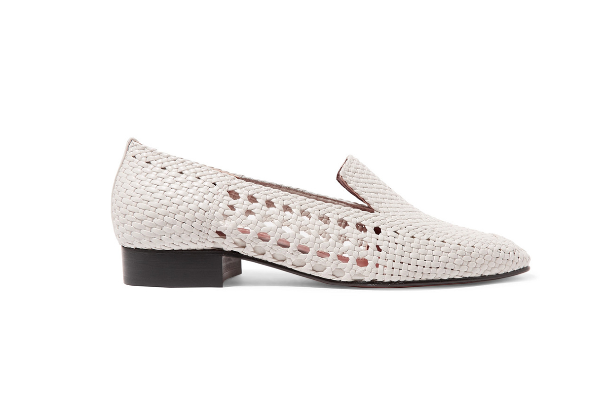 Gerona Woven Leather Loafers