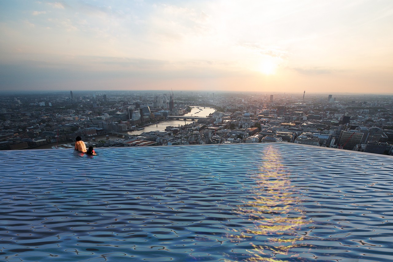 compass pools 360 degree Infinity Pool infinity London