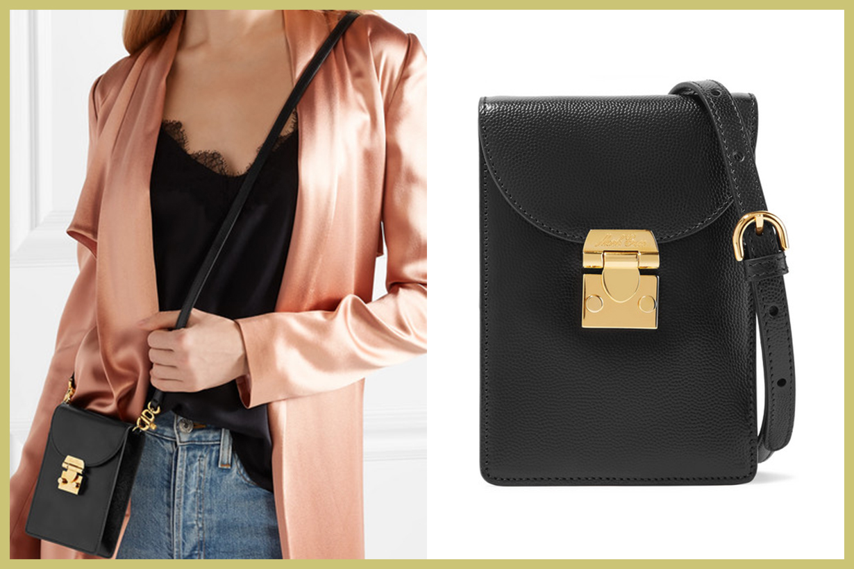 MARK CROSS Josephine Textured-Leather Shoulder Bag