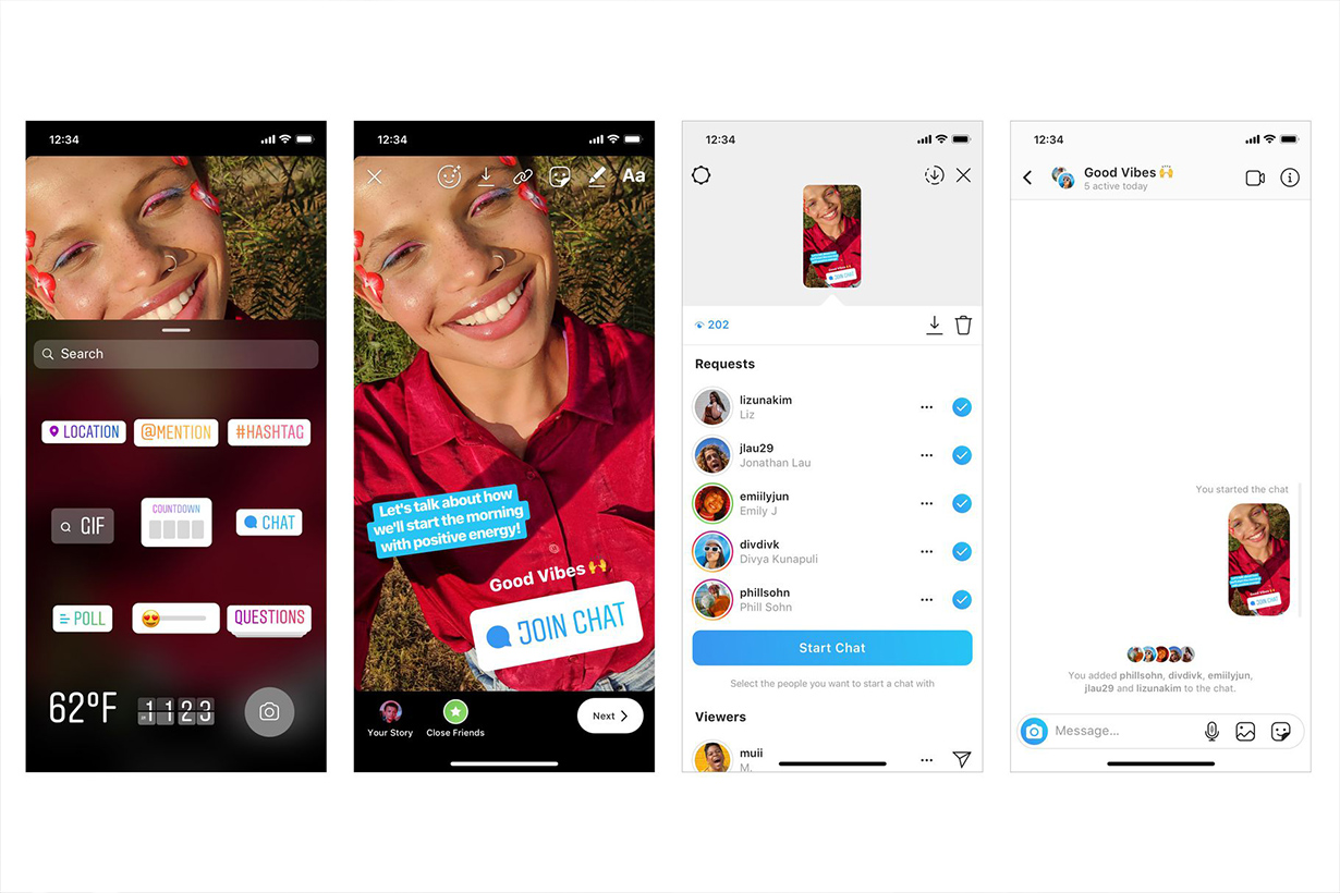 Instagram new Stories sticker lets followers to join a new group chat