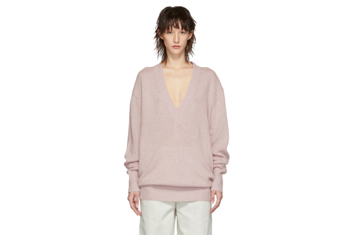 Isabel Marant Pink Cashmere Cadzi Sweater
