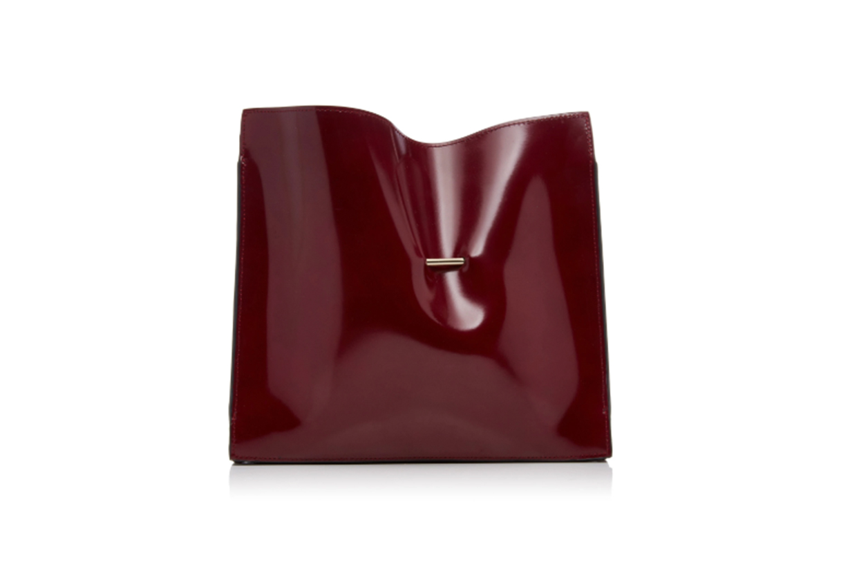 Cabinet Patent Leather Clutch