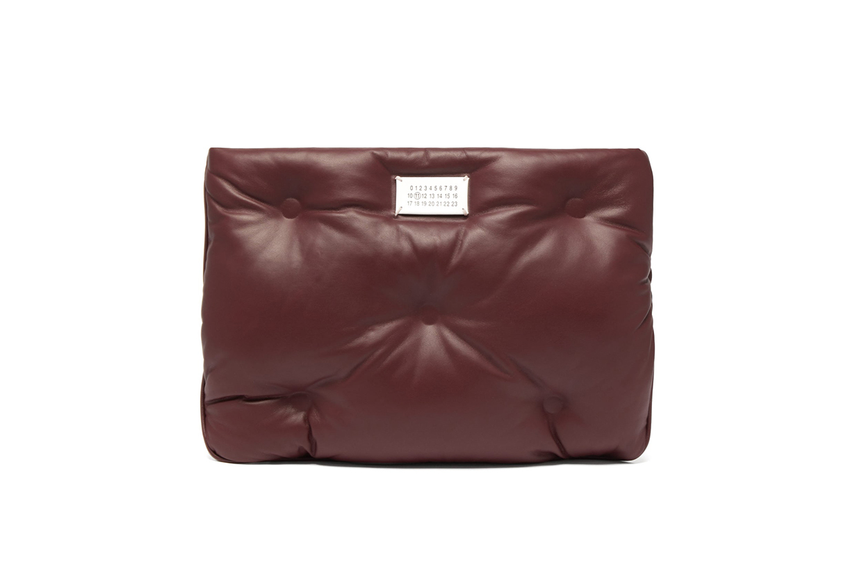 Maison Margiela Glam Slam Quilted Leather Pouch