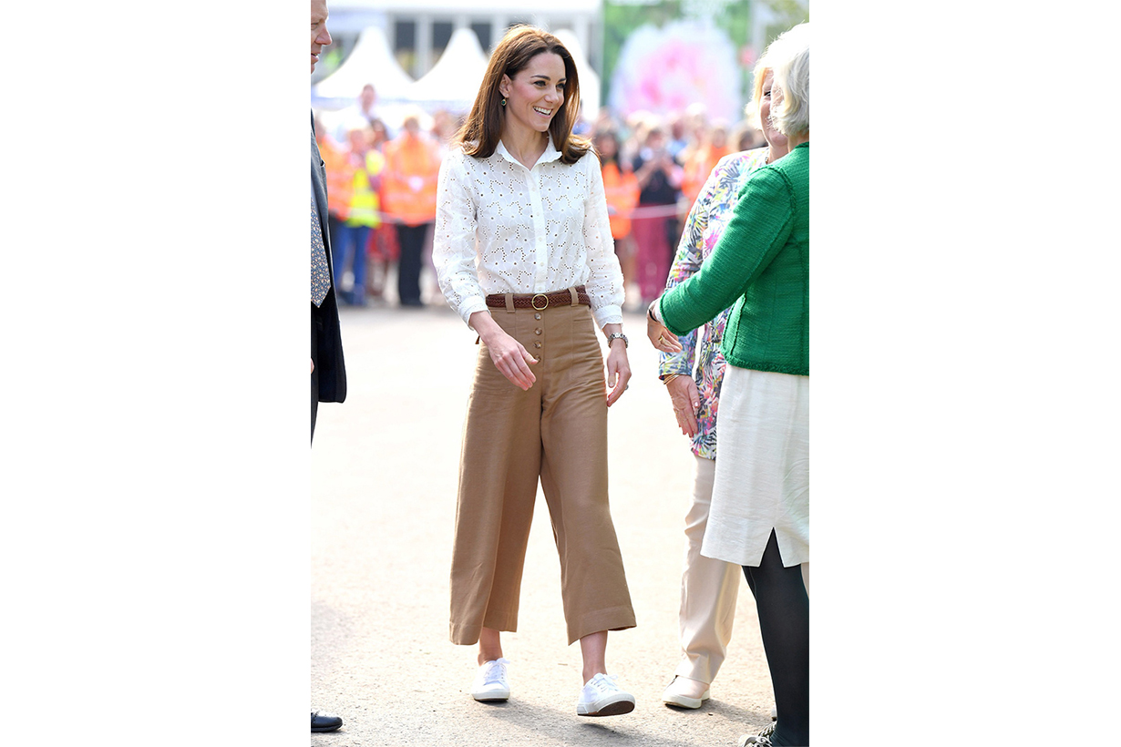 Kate Middleton Wearing Superga Sneakers