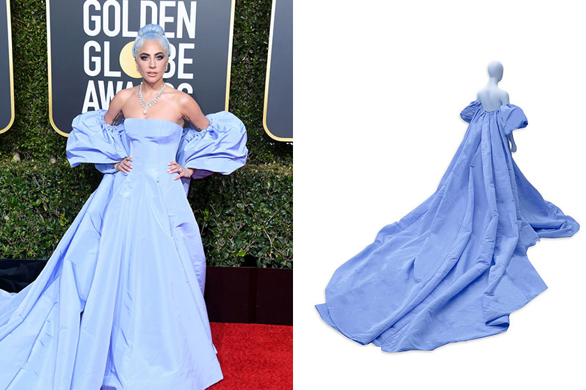 Lady Gaga Golden Globe gown auction Valentino alleges stolen