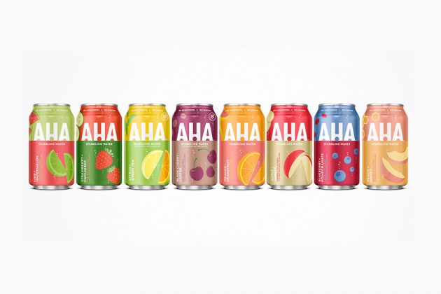 coca cola aha sparkling water fruit 2020