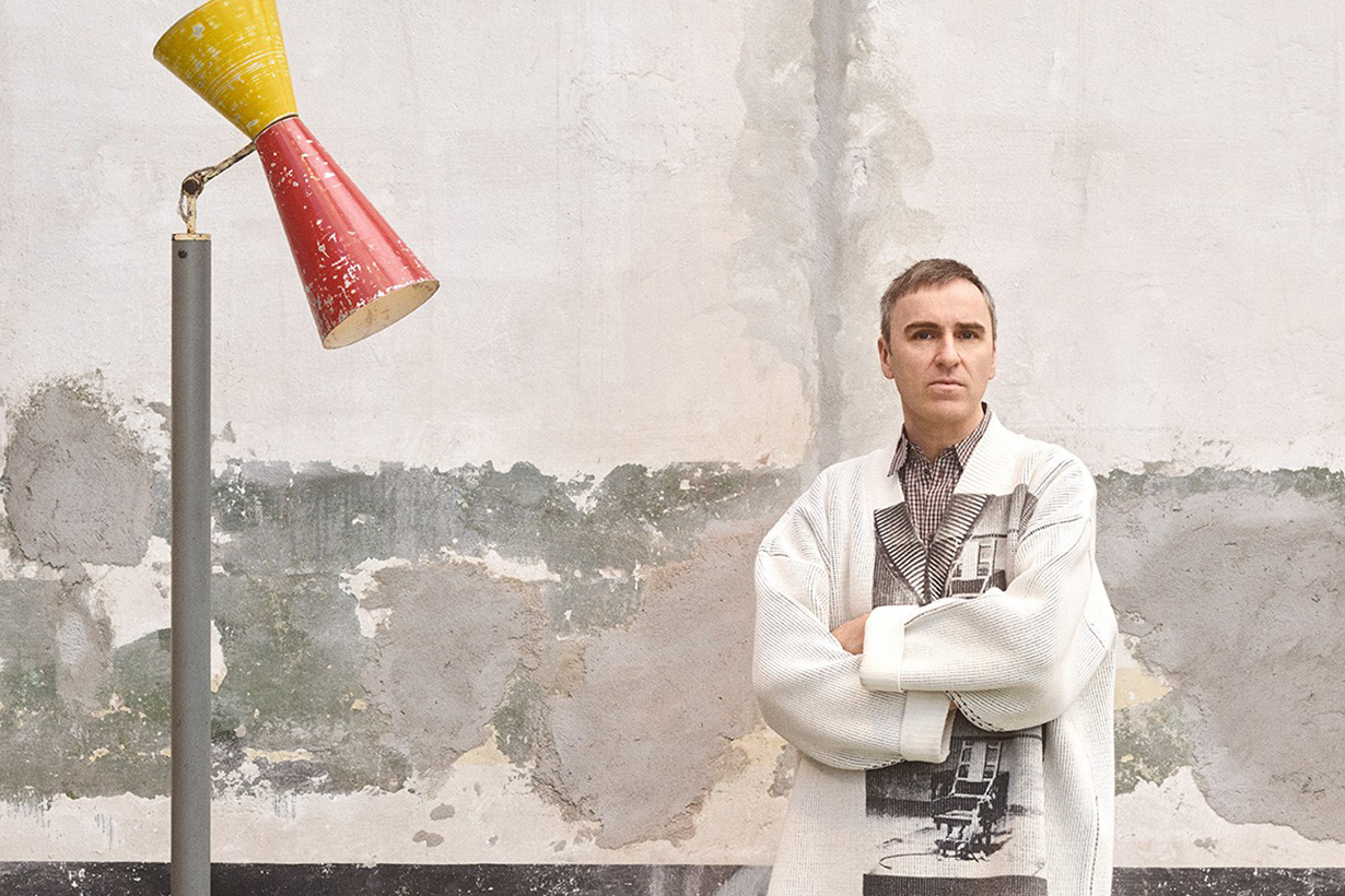 Raf Simons Talks of Fashion in First Appearance Since Calvin Klein Departure