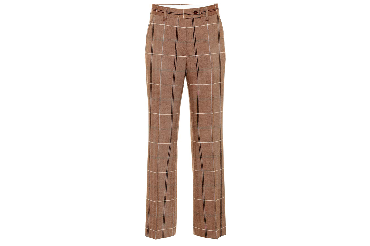 Wool and Cotton-blend Pants
