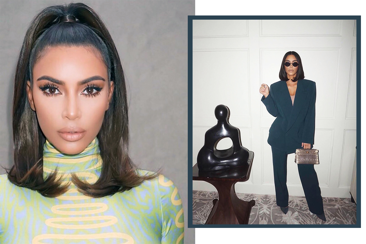 Kim Kardashian Keeping up with the Kardashians Star KKW Beauty Skims Shapewear Law School student Kanye West Kylie Jenner