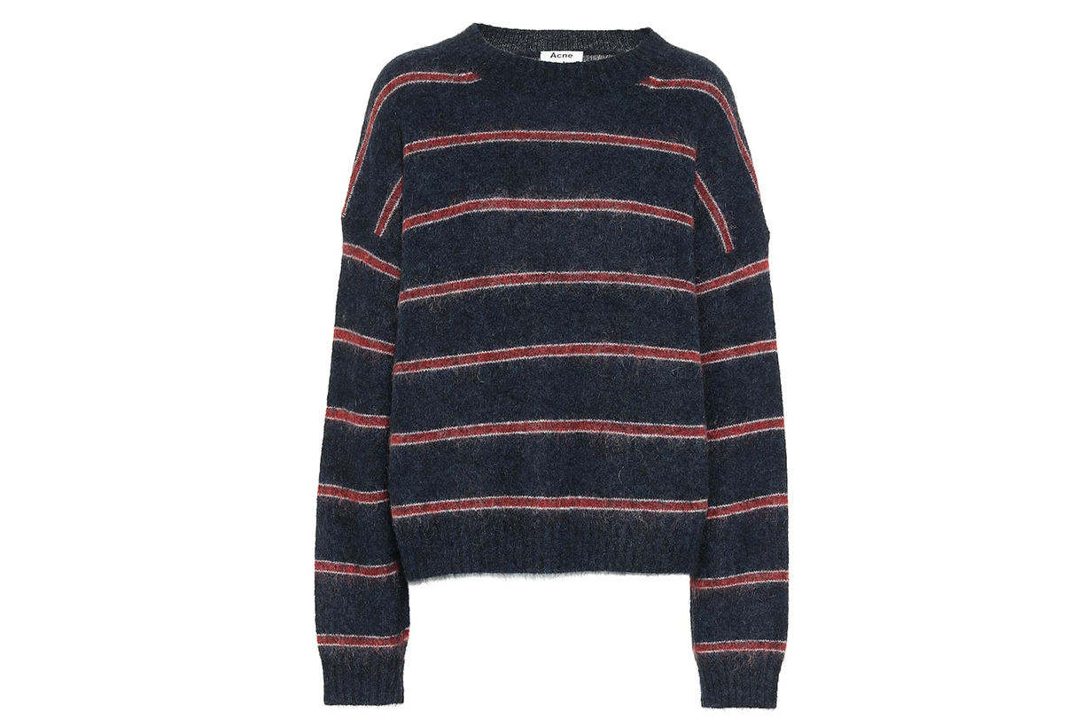 Striped Wool-blend Sweater