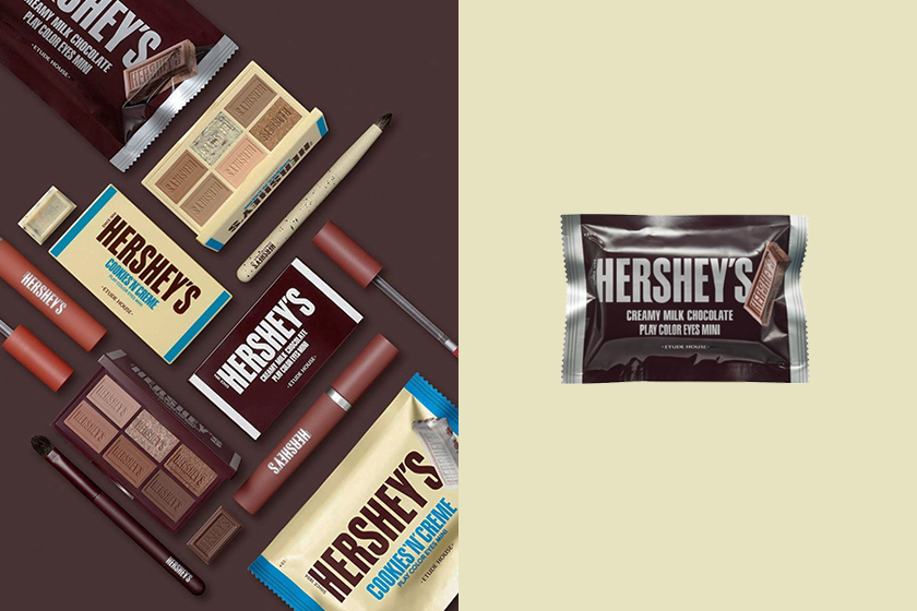 當巧克力變成彩妝，韓國化妝品牌與 HERSHEY’S 推出聯乘美妝系列！